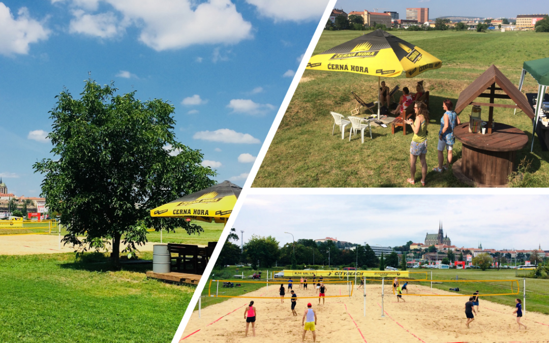 CITY BEACH. Vychutnejte si naše pivo s výhledem na Brno.