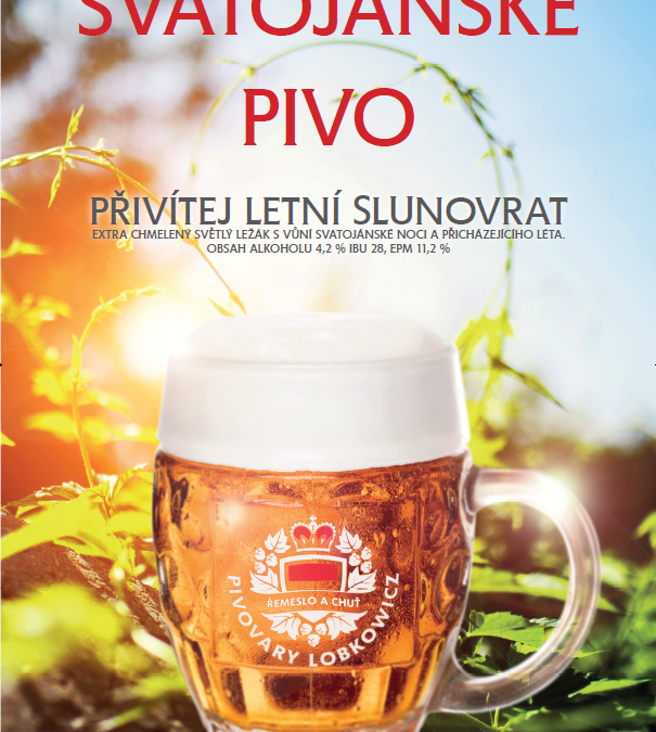 Přivítej letní slunovrat se Svatojánským pivem