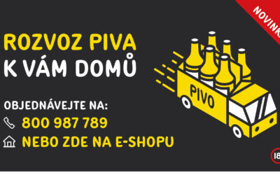 Zavezeme vám pivo až domů!